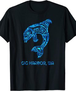 Gig Harbor Washington Native American Orca Killer Whale T-Shirt