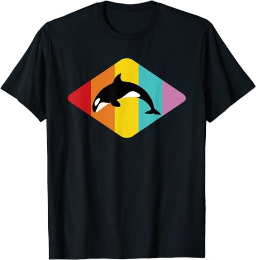 Killer Whale Orca Retro Gift Ocean Animal T-Shirt